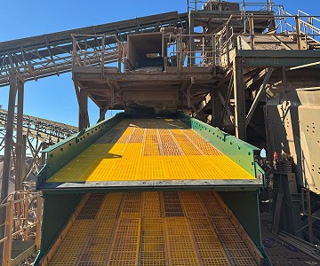 Hewitt Robins Replaces Triple Deck Screen for Sand & Gravel Operation